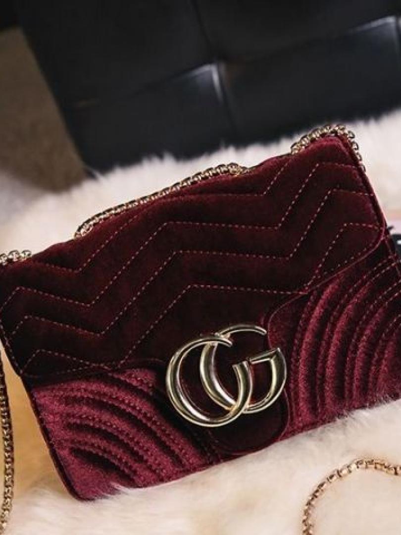 Сумка женская бордовая FM0638C