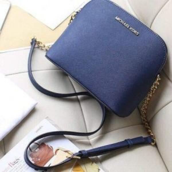 Женская сумка Michael Kors Cindy Crossbody Bag Blue реплика