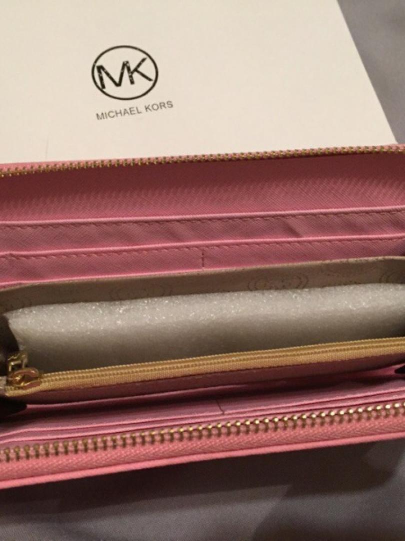 Купить Женский кошелек Michael Kors нежно-розовый реплика FM0659E