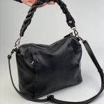 Сумка женская кожаная черная FM0982A