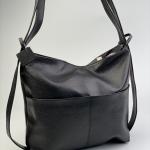 Сумка женская кожаная черная FM0983C