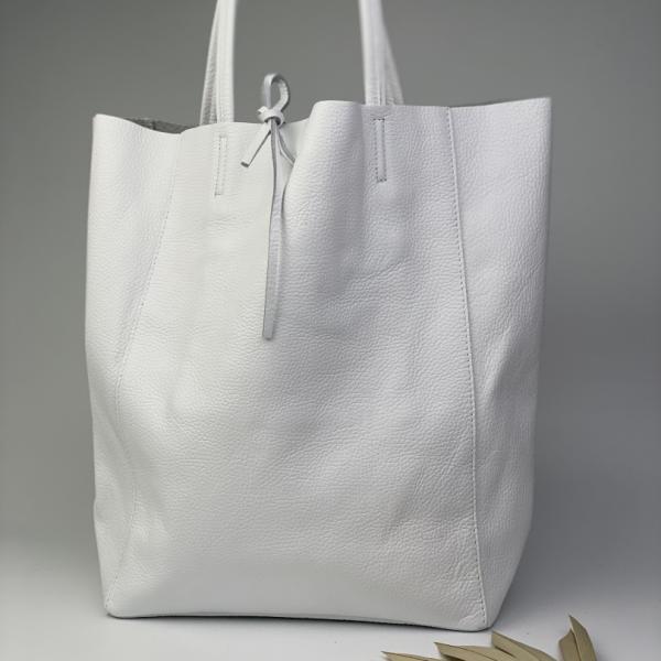 Сумка жіноча шкіряна біла FM0930P