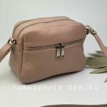 Сумка женская кожаная пудра FM0998B