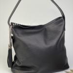 Сумка женская кожаная черная FM1001B