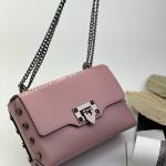 Сумка жіноча шкіряна пудра FM0807I