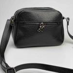 Сумка женская кожаная черная FM0998C