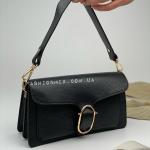 Сумка женская кожаная черная FM1022A