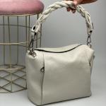 Сумка женская кожаная молочная FM0982L