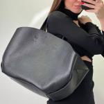 Сумка женская кожаная черная FM1008B