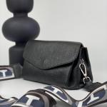 Сумка женская кожаная черная FM1040K