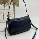 Сумка женская кожаная синяя FM1043A