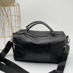 Сумка женская кожаная черная FM1046A