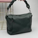 Сумка женская кожаная изумрудная FM0982X