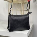 Сумка жіноча шкіряна чорна FM1071C