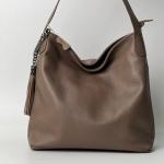 Сумка женская кожаная тауп FM1001C