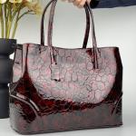 Сумка женская кожаная марсала FM1063D