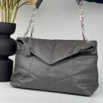 Сумка женская кожаная графит FM1073F