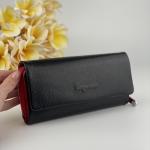 Кошелек женский кожаный черный FM1093B