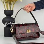 Сумка жіноча шкіряна марсала FM1096B