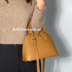 Сумка жіноча шкіряна карамельна FM1100D