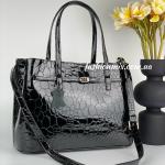 Сумка женская кожаная черная FM1099B