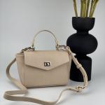 Сумка женская кожаная молочная FM1101J