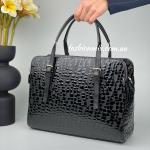 Сумка жіноча шкіряна чорна FM1108A