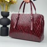 Сумка жіноча шкіряна марсала FM1108B