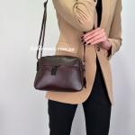 Сумка женская кожаная марсала FM0998H