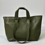 Сумка жіноча шкіряна оливка FM1117B