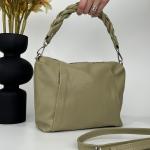 Сумка женская кожаная оливка FM0982Q