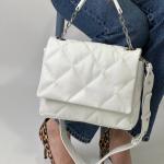 Сумка жіноча шкіряна біла FM1124A