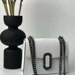 Сумка женская кожаная белая FM0813K