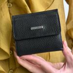 Кошелек женский кожаный черный FM1092AD