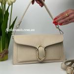 Сумка женская кожаная молочная FM1022K