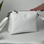 Сумка жіноча шкіряна біла FM1071F