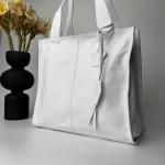 Сумка жіноча шкіряна біла FM1080C