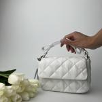 Сумка женская кожаная белая FM1152B