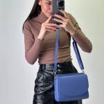 Сумка женская кожаная джинс FM0973W