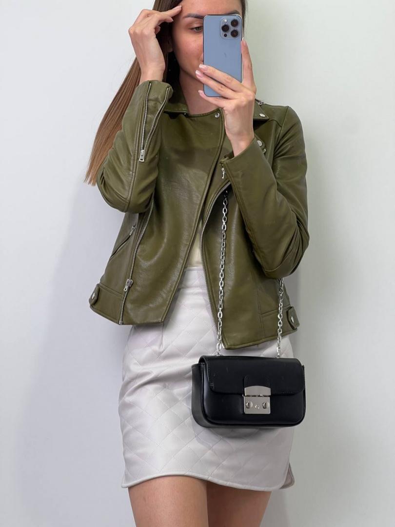 Сумка женская кожаная черная FM1176A