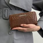 Гаманець жіночий шкіряний коричневий FM1168D