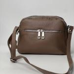 Сумка женская кожаная тауп FM0998V