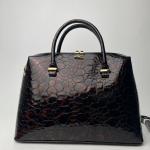 Сумка женская кожаная шоколадная FM1113D