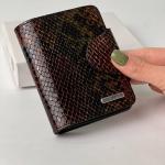 Гаманець жіночий шкіряний з принтом FM1196B