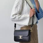 Сумка женская кожаная черная FM1205A