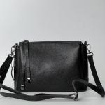 Сумка женская кожаная черная FM1115L