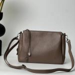 Сумка женская кожаная тауп FM1115M