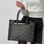 Сумка женская замшевая черная FM1157D