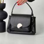 Сумка женская кожаная черная FM1224A