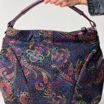 Сумка жіноча шкіряна фіолетова FM1226A